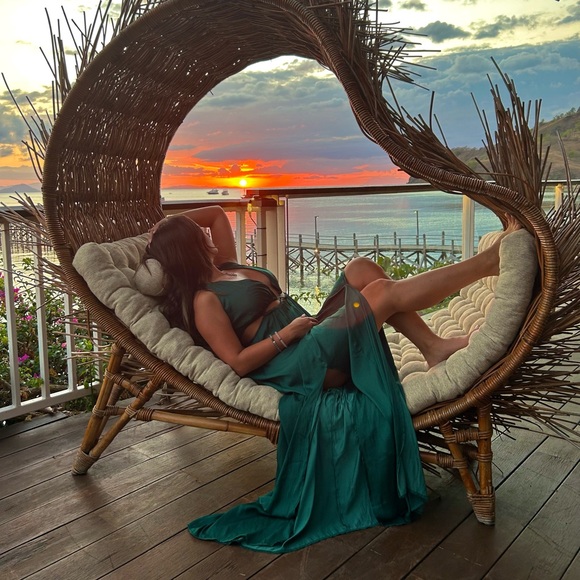 HELLO MOLLY Since I Met You Maxi Dress Green - XS - Picture 4 of 4